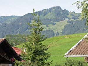 Ausblick Balkon rechts zum Bolsterlanger Horn