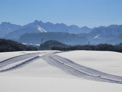 Gespurte Loipen und Winterwanderwege