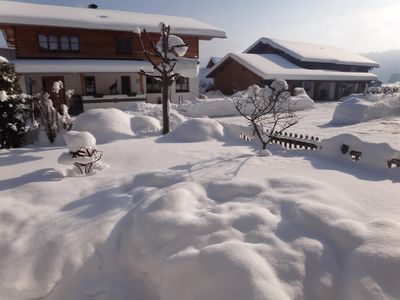 Schnee im Allgäu Bolsterlang