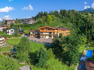 Appartement Kaiserblick Außenansicht Sommer