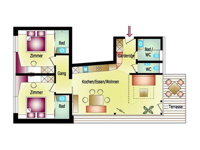 Thurnbach-Appartement-Zillertal-Aschau-Plan_Drei