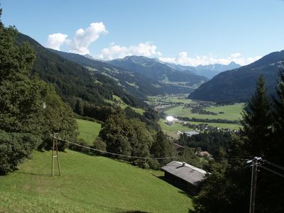 Ausblick vom Haus Schwarzenberg im Sommer