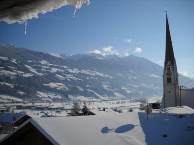 Brixnerhof Ausblick Kirche