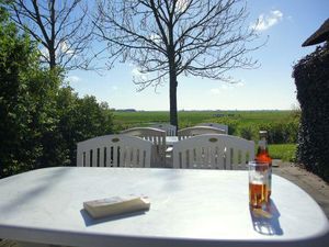 Terrasse  und weites Land