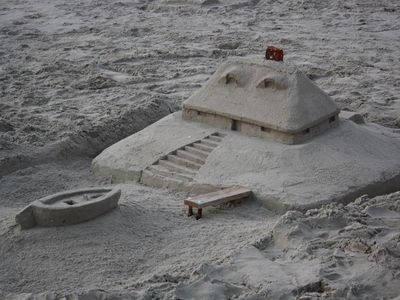 Baukunst am Strand