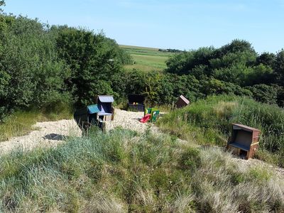 Relax auf eigener Düne im Strandkorb