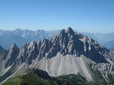 Blick von der Porze zu den "Crode dei Longerin"