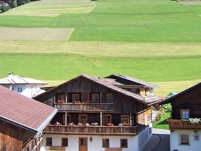 Landhaus Schloss Anras Luftansicht