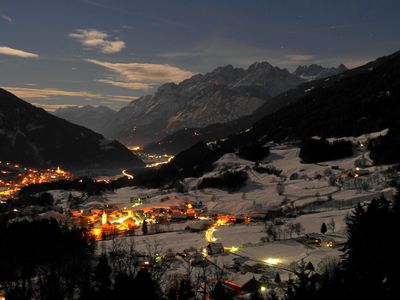 Wintervollmondnacht in Schlaiten