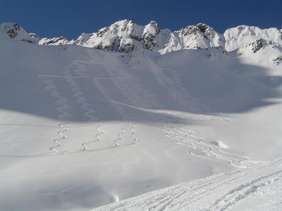 Spuren im Schnee