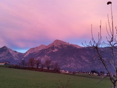 Abendstimmung über dem Haus Lisa