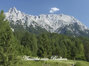 Aussicht vom Balkon