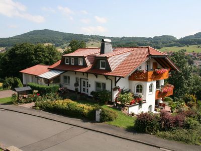 Haus Außenansicht mit Ausblick