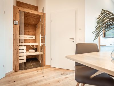 Private Sauna in jedem Appartement (ausgn. Top 5)