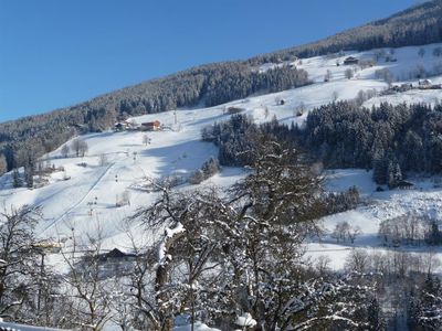 Blick zur Planai vom Balkon