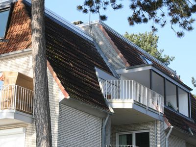 Balkon von außen