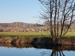 Blick von der Unstrut Richtung Dorndorf und Flugpl