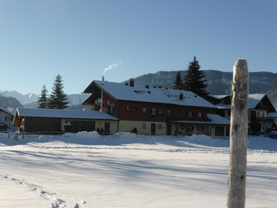 Außenansicht Appartementhaus -Winter-