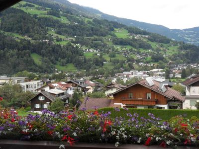 Blick vom Balkon