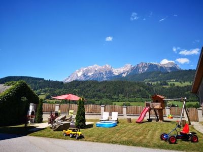 Traumhafter Ausblick vom Spielplatz