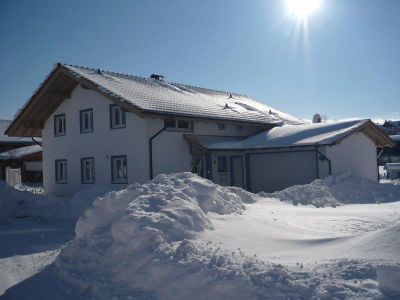 Unser Haus im Winter