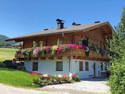 App. Stubeck im Sommer mit wunderschönen Blumen