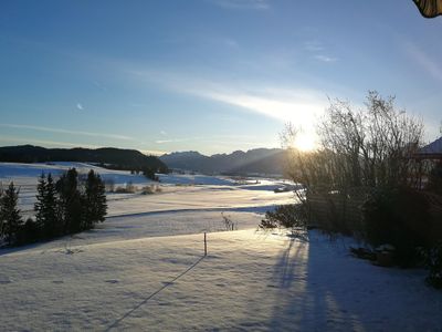 Winter Blick vom Balkon