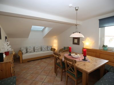 Living room with dinning area