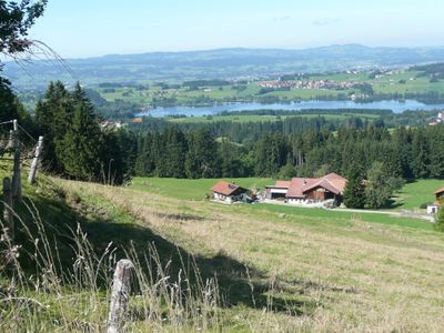 Blick von der Ellegghöhe zum Rottachsee