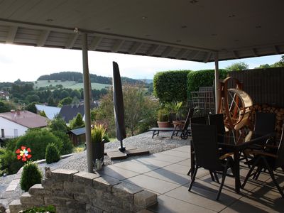 Terrasse groß Ausblick