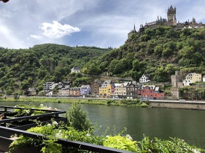 Blick Terrasse Burg