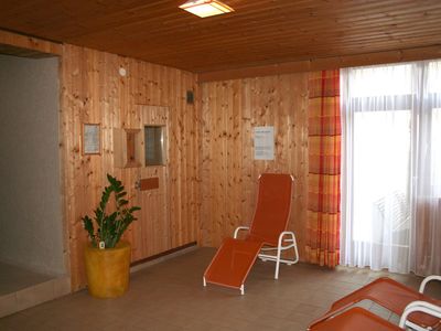 Sauna Ruheraum