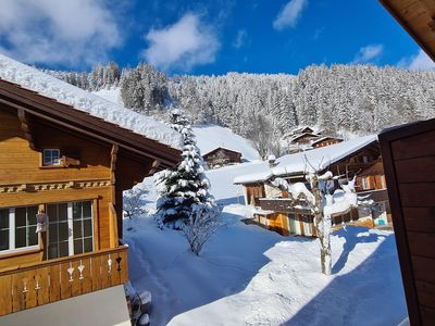 Aussicht Bergseitig Winter 2021