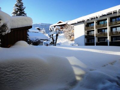 Haus Obermaiselstein im Winter