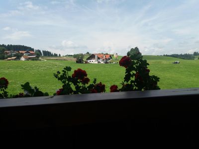 Aussicht vom Balkon