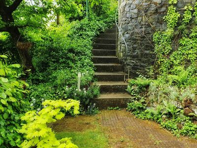 Treppe im Garten