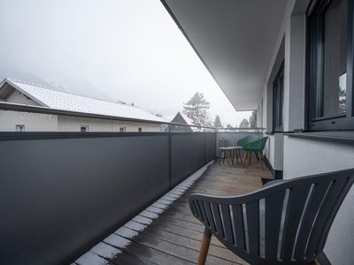 Balkon mit Blick auf die Planai und Hochwurzen