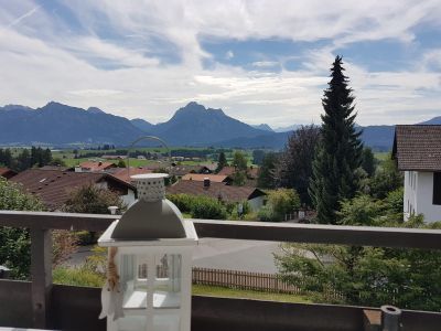 Ausblick vom Ihrem Balkon auf die Schlösser