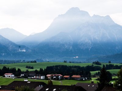 Ausblick vom Ihrem Balkon auf die Schlösser