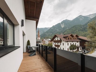 Blick vom Balkon