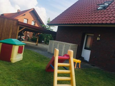 Gartennutzung für OG und EG mit Spielgeräten