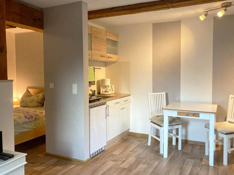 Küche - Ferienwohnung "Alte Gärtnerei" Thale