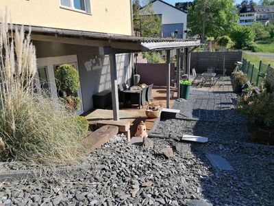 Terrasse und Garten