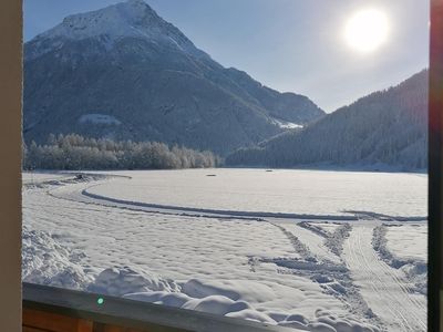 Loipe direkt vor der Haustüre