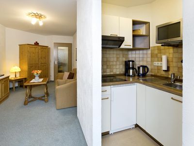 FEWO Alpenrösle - Küche und Wohnzimmer