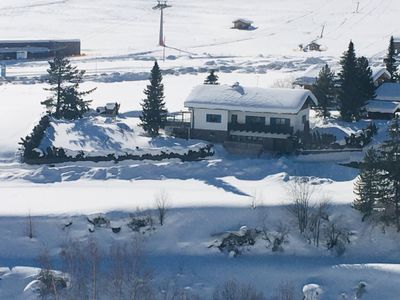 Villa Emilia mit Garten im Winter