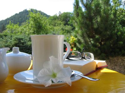 Kaffeeklatsch auf der Sonnenterrasse
