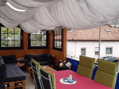 Ferienwohnung Purper - Balkon