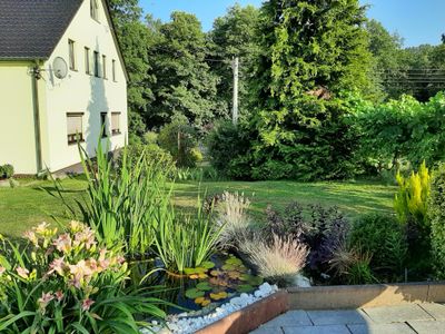 Ferienhaus mit Blick Richtung Straße