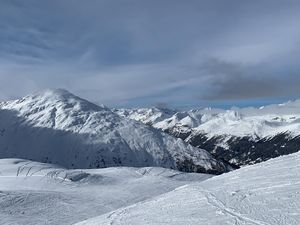 Bergkulisse aus dem Skigebiet